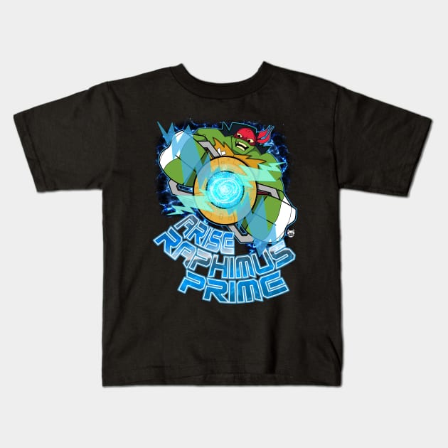 Arise Raphimus Prime Kids T-Shirt by nicitadesigns